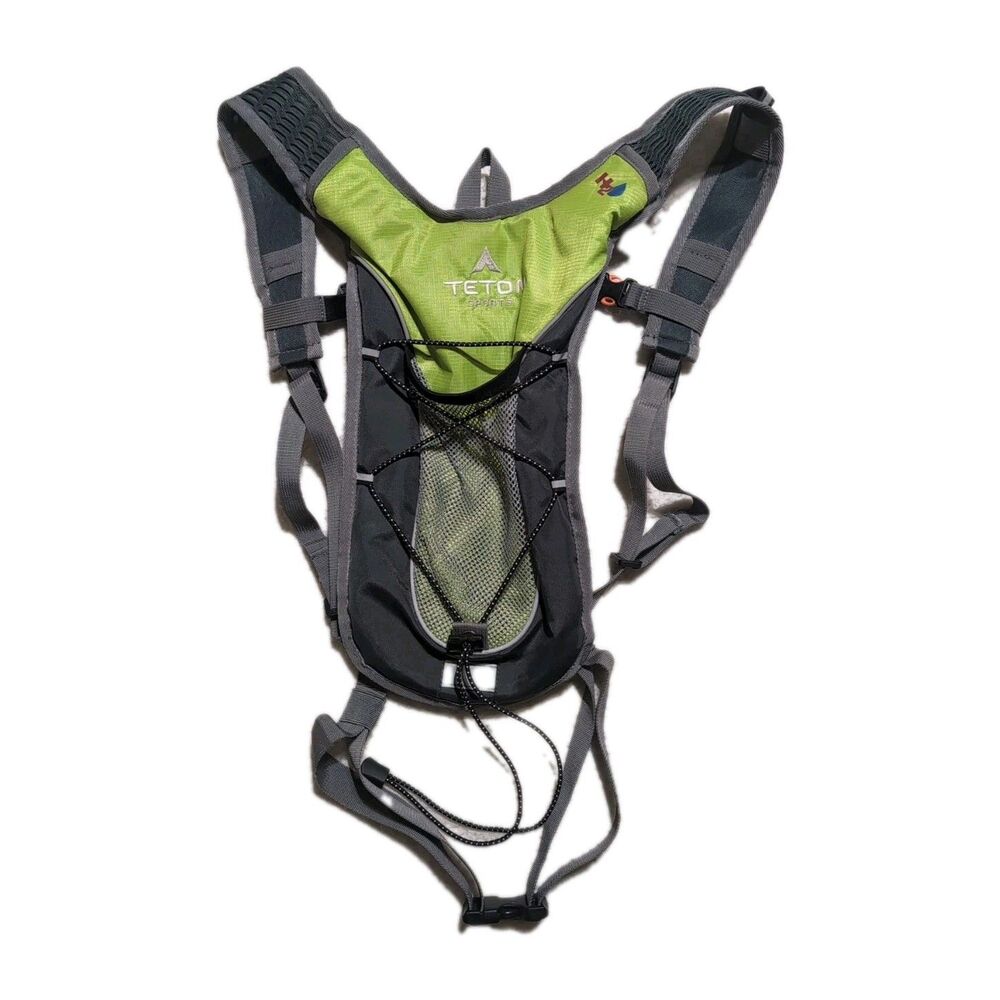 Teton Sports Trailrunner 2.0 (H20) 2L Neon Green Hydration Pack Ripstop Nylon